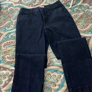 Denim dress pants